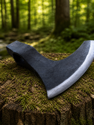 Warrior Outfit Medieval Viking Axe Battle Ready Axehead Reenactment Renaissance Costume, Carbon Steel 7.8 inch