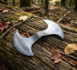 Warriors Outfit Double Pointed Axe Weapon, Viking Axe Costume Battle Edge, Collectible Gift, Medieval Hand Forged Double Edged Viking Axe, Twin Blade, Outdoors, Wood Chopping Axes
