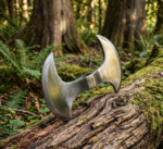 Warriors Outfit Double Pointed Axe Weapon, Viking Axe Costume Battle Edge, Collectible Gift, Medieval Hand Forged Double Edged Viking Axe, Twin Blade, Outdoors, Wood Chopping Axes