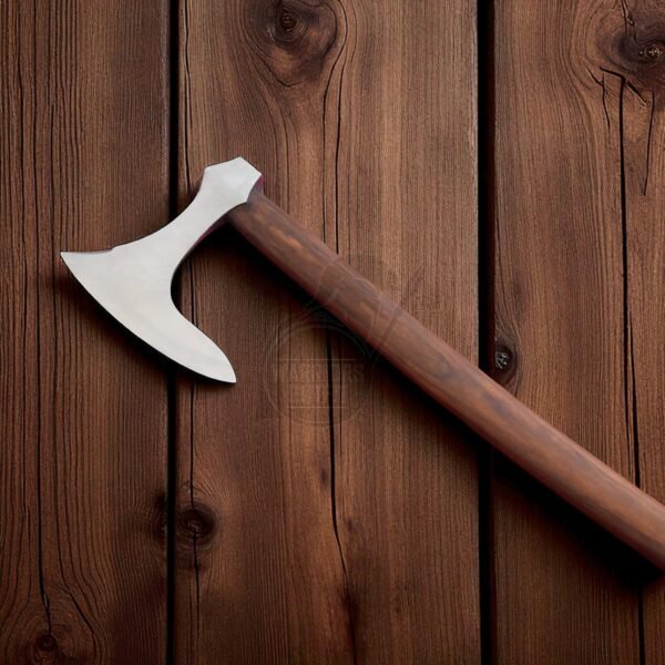 Warriors Outfit Hand Forged Medieval Viking Battle Ready Axe With Handle.
