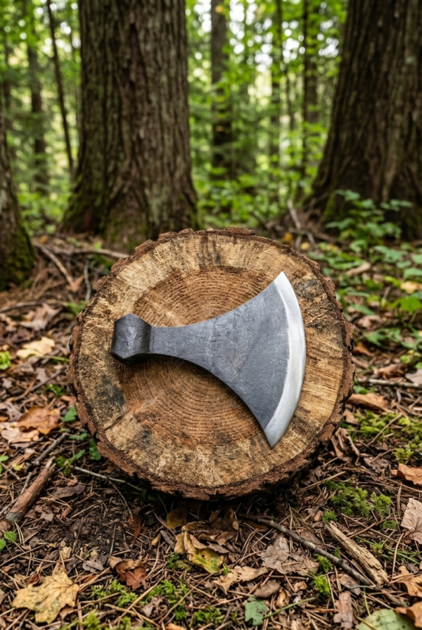 Worries Outfit  Large Size Hand Forged Viking Dane War Axe Head for Splitting Wood -Viking Hatchet