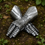 Warriors Outfit Medieval Gothic Gauntlets – Handmade Steel Armor Gloves for LARP, Cosplay, Reenactment & Knight Costume