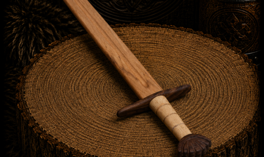 Wooden practice gear wooden sword wooden axe wooden training gear