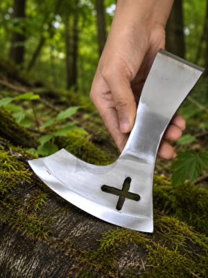 cross design axe