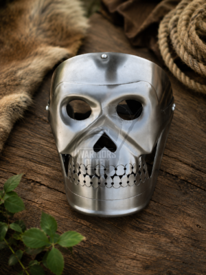 Warrior Outfit Hand Crafted Medieval Armor Skull Face mask. Best gift for Halloween party.