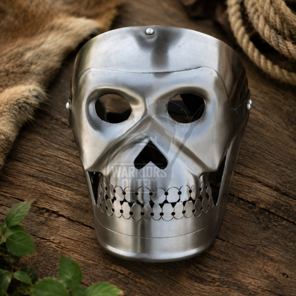 Medieval armour helmet cosplay