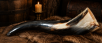Warriors Outfit Handcrafted Viking Drinking Horn  60oz Capacity  Drinking Horn