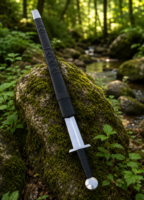 Warriors Outfit Hand Forged Viking Sword with Scabbard – High Carbon Steel Medieval Sword – Handmade Norse Viking Sword – Historical Collectible