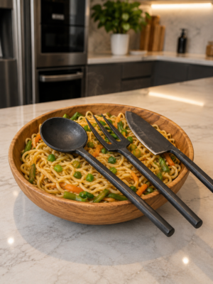 Spoon knife fork set