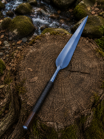 Warriors Outfit Hand Forged 21 Inch Zulu Iklwa Spearhead – High Carbon Steel African Assegai Spear Head – Handmade Spearhead for Custom Shaft