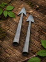 Warriors Outfit Hand Forged Medieval Viking Harpoon Throwing / Hunting & Outdoor Camping Arrow Head. Pack 2