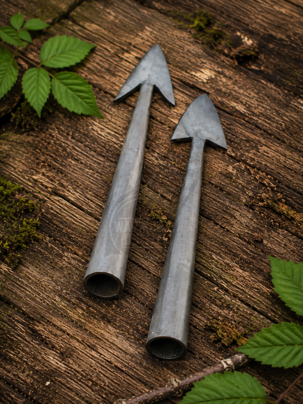 Warriors Outfit Hand Forged Medieval Viking Harpoon Throwing / Hunting & Outdoor Camping Arrow Head. Pack 2