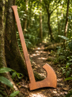 Warriors Outfit Large Handcrafted Wooden Practice Axe for Viking Training, Historical Reenactment, Cosplay, LARP, Stage Combat, Martial Arts Practice & Medieval Display