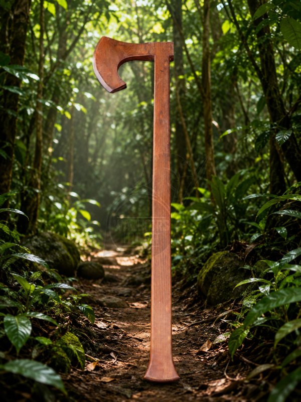 Warriors Outfit Large Handcrafted Wooden Practice Axe for Viking Training, Historical Reenactment, Cosplay, LARP, Stage Combat, Martial Arts Practice & Medieval Display