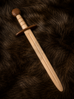 Warriors Outfit Handcrafted Wooden Training Practice Sword – Viking Style Practice Sword  Training, Historical Reenactment, Stage Combat, Cosplay, Martial Arts & Medieval Display