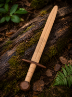 Warriors Outfit Handcrafted Wooden Training Practice Sword – Viking Style Practice Sword  Training, Historical Reenactment, Stage Combat, Cosplay, Martial Arts & Medieval Display