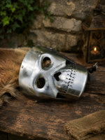 Warrior Outfit Hand Crafted Medieval Armor Skull Face mask. Best gift for Halloween party.