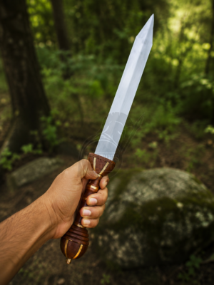 Warriors Outfit Roman Gladius Sword – Pompeii Short Sword Replica with Scabbard High Carbon Steel Double Edge Sword