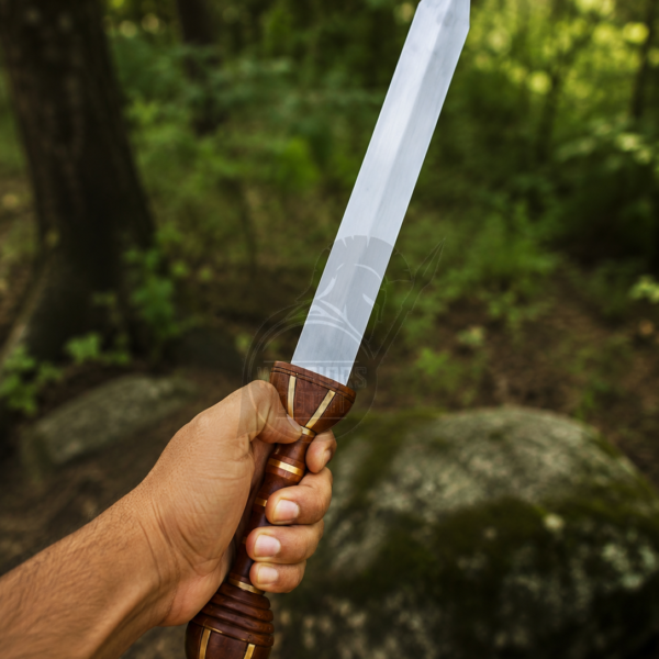 Warriors Outfit Roman Gladius Sword – Pompeii Short Sword Replica with Scabbard High Carbon Steel Double Edge Sword